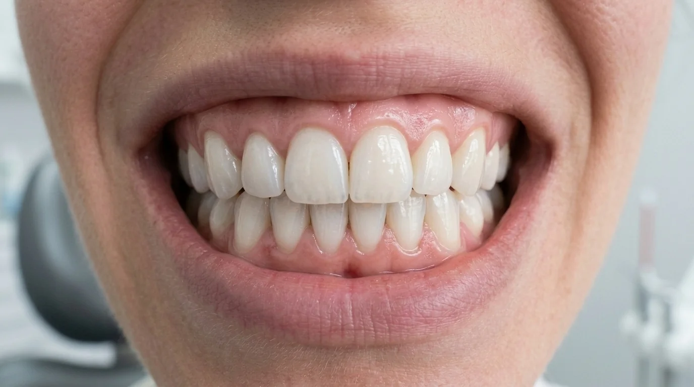 Resultado após transformação estética com lentes de contato dental